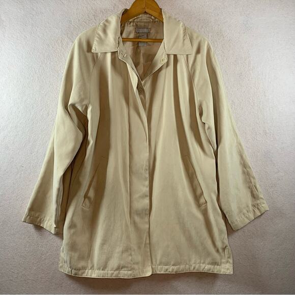 VTG Women Shacket Jacket Sz M Velvety Faux Suede Oversized Minimalist Staple - Picture 1 of 9